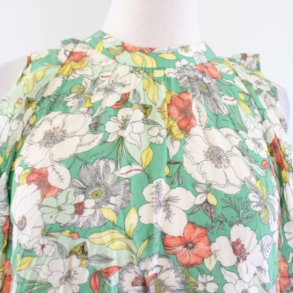 Maeve Gramercy Floral Flutter Sleeve Top - Picture 5 of 9